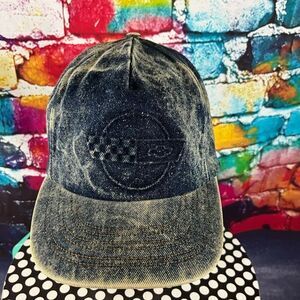 Vintage Acid Wash Denim 3D Chevrolet Chevy Emblem Logo Snapback Hat Cap USA
